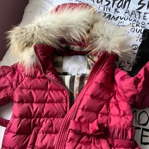 Burberry little girl coat